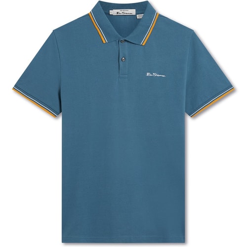 Ben Sherman Signature Polo Blau